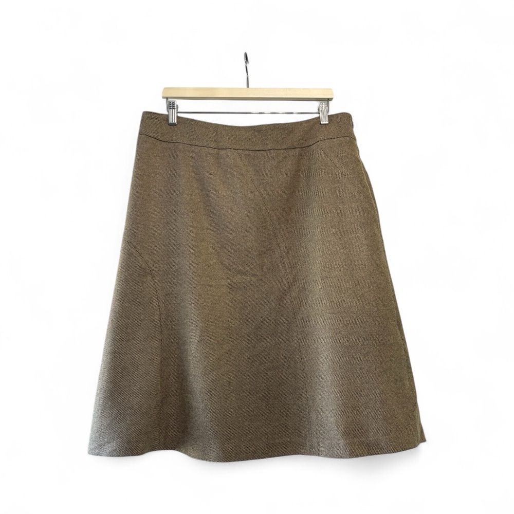 Eddie Bauer Brown A-Line Skirt